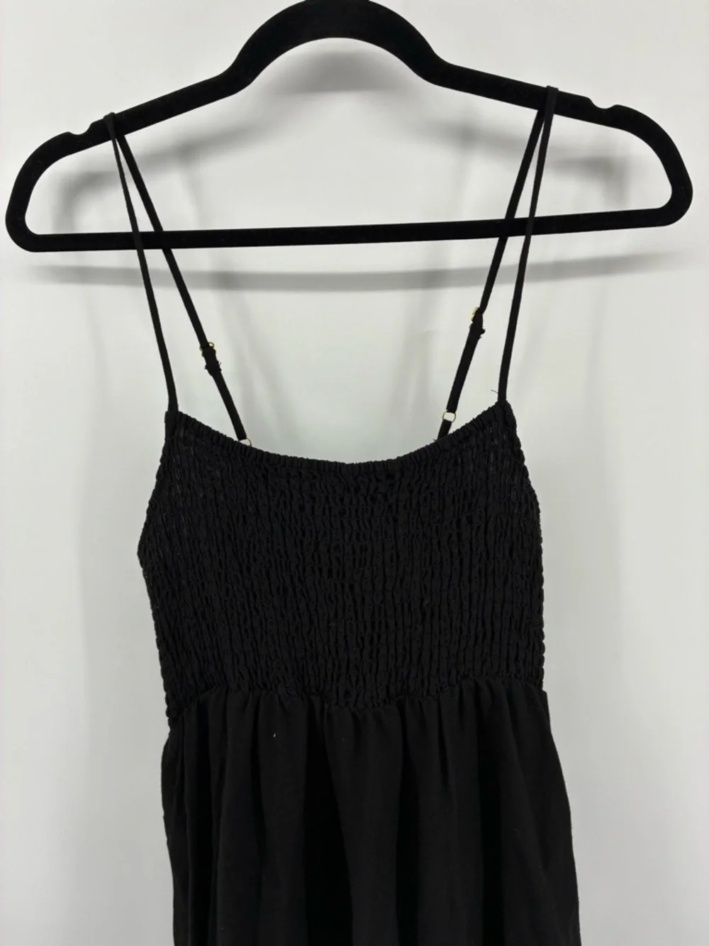 Z Supply Black Smocked Bodice Maxi Dress - Women - Picture 3 of 9